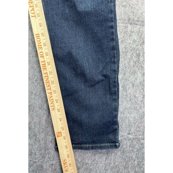 Eddie Bauer Jeans Men's 40 Blue Dark Wash Straight Leg Flex Stretch - Picture 6 of 8